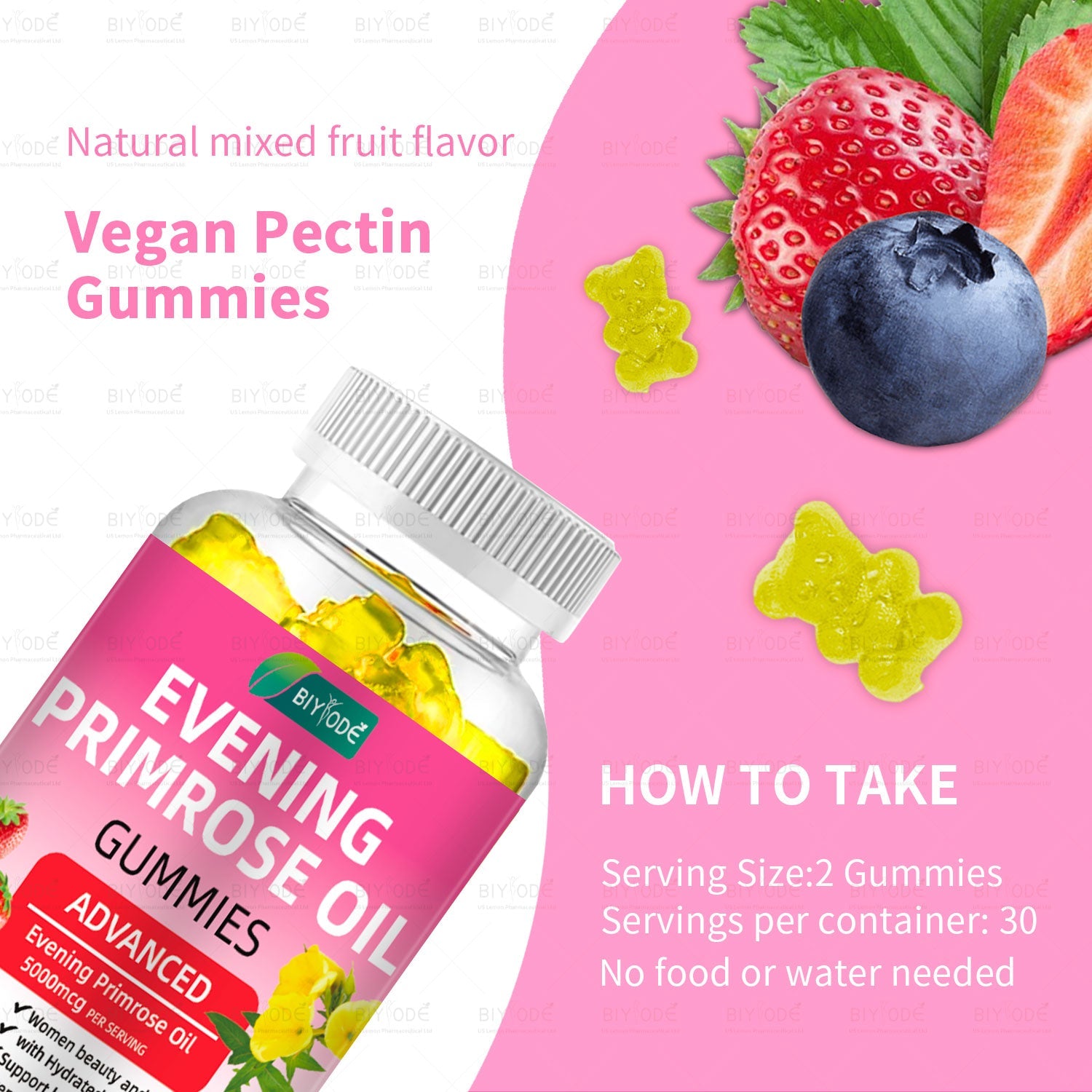 BIYODE Evening Primrose Oil Gummies