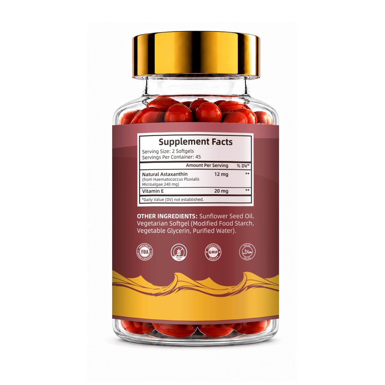 BIYODE Astaxanthin 12mg