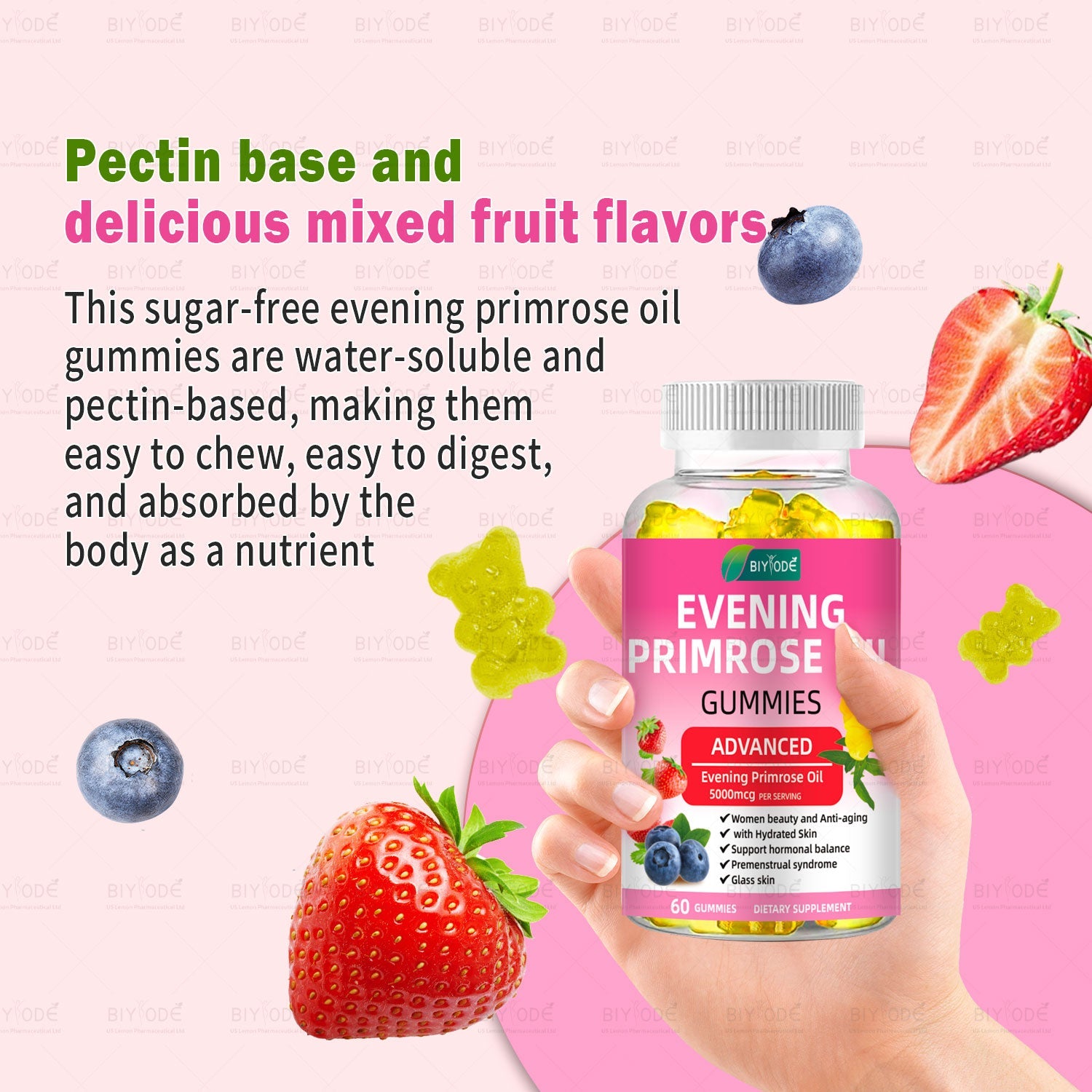 BIYODE Evening Primrose Oil Gummies