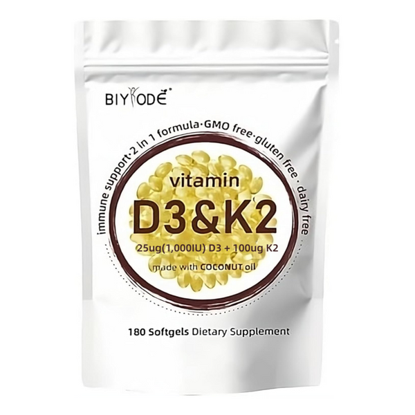 BIYODE Vitamin D3 & K2 Softgels