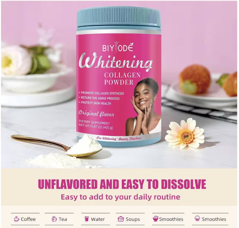 BIYODE Brightening Collagen Powder 450g Promotes Collagen Synthesis