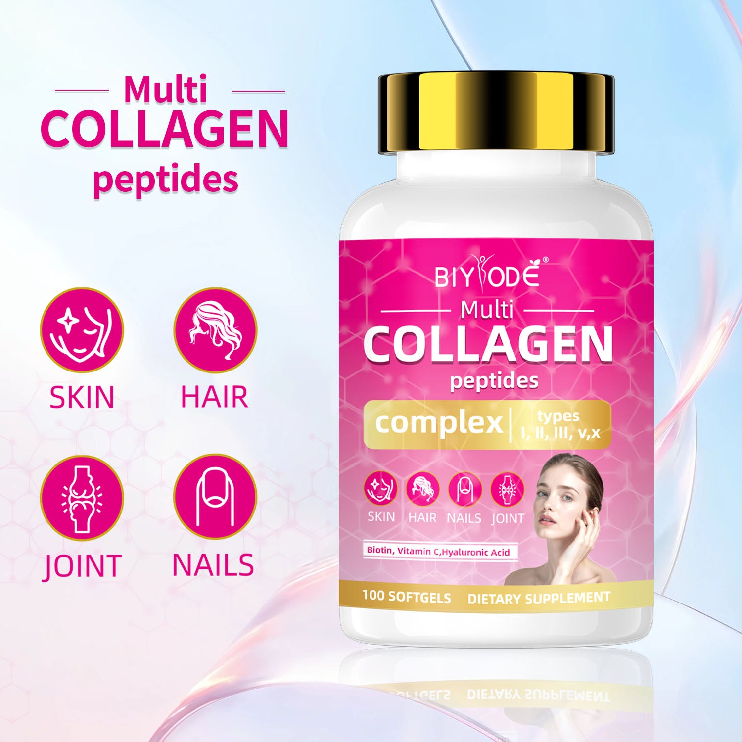 BIYODE Multi Collagen Peptides Complex