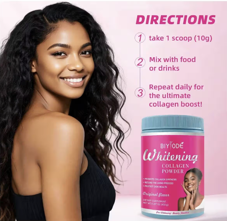 BIYODE Brightening Collagen Powder 450g Promotes Collagen Synthesis