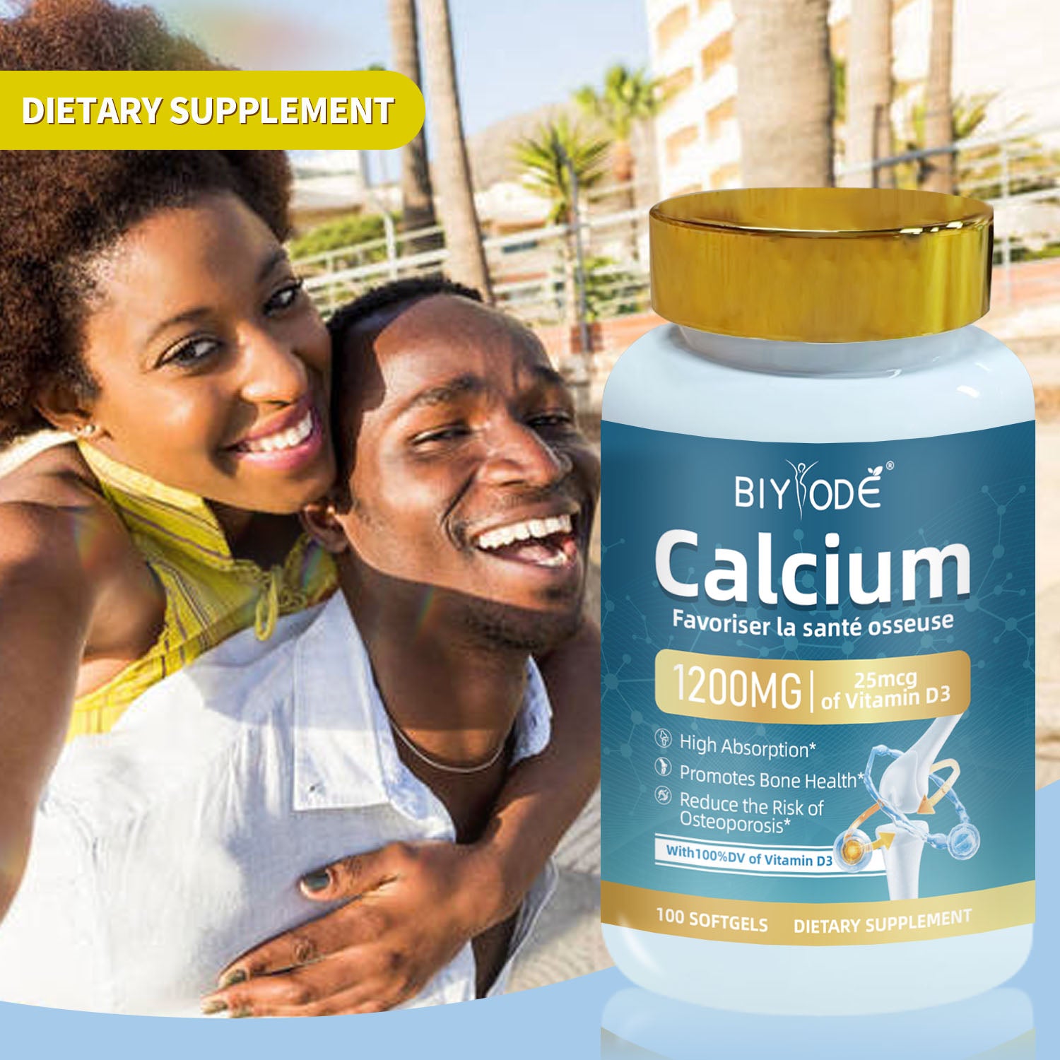 BIYODE Calcium with Vitamin D3