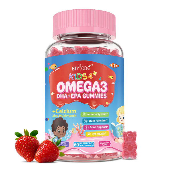 BIYODE Kids 4+ Omega-3 DHA+EPA Gummies