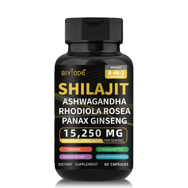 BIYODE Shilajit 8-in-1 Supplement (15,250mg)