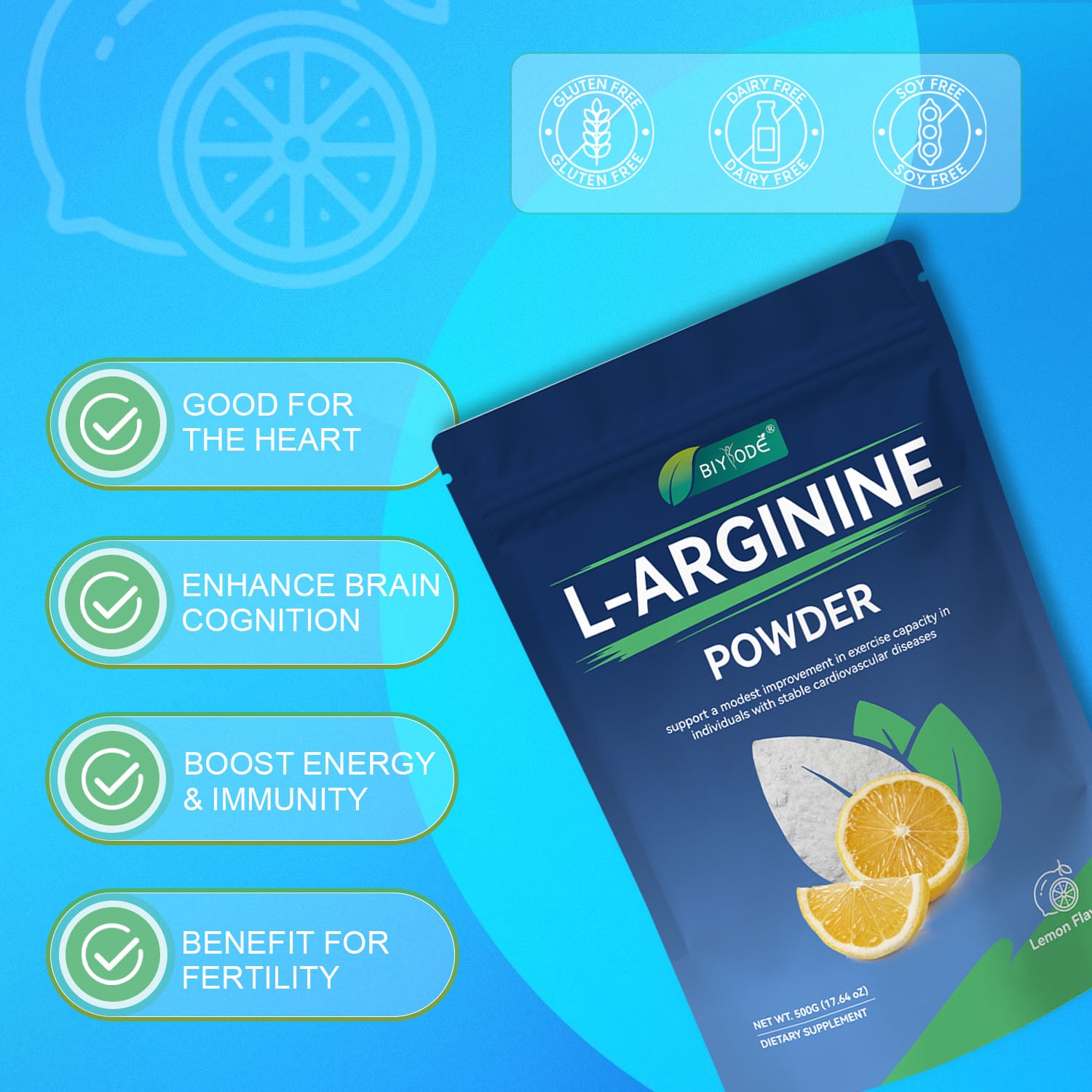 BIYODE – L-Arginine Powder