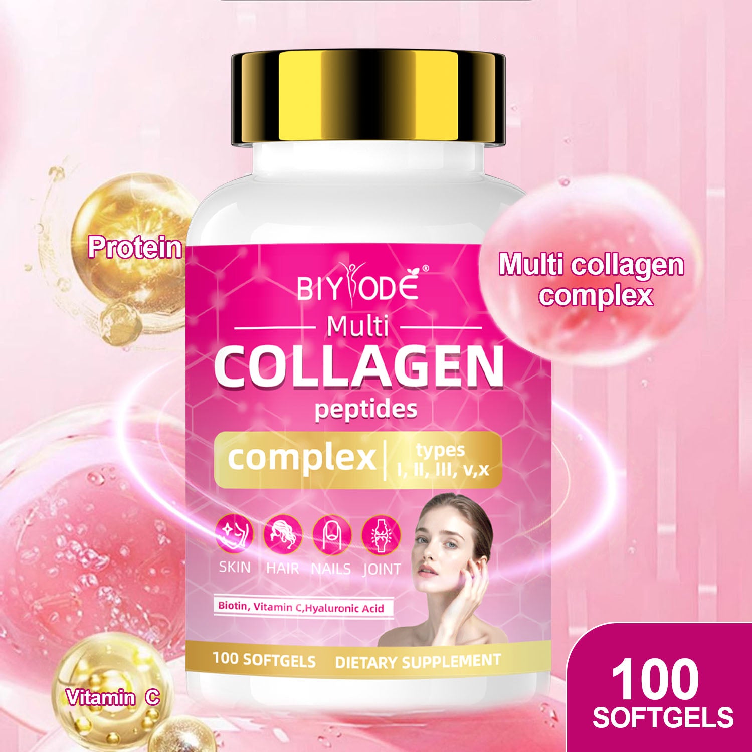 BIYODE Multi Collagen Peptides Complex