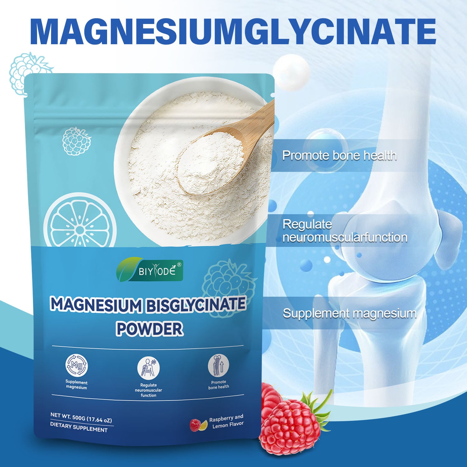 BIYODE – Magnesium Bisglycinate Powder