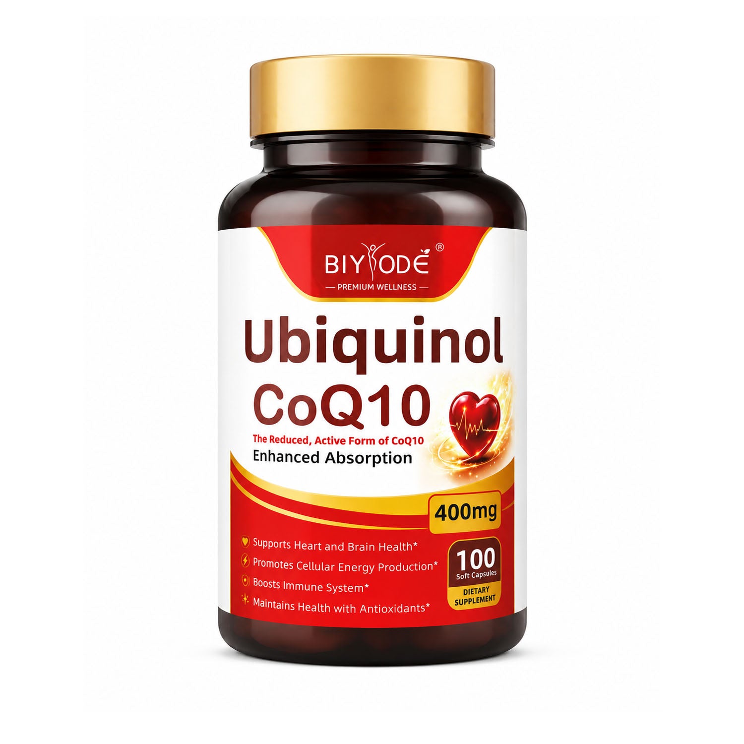 BIYODE Ubiquinol CoQ10 400mg
