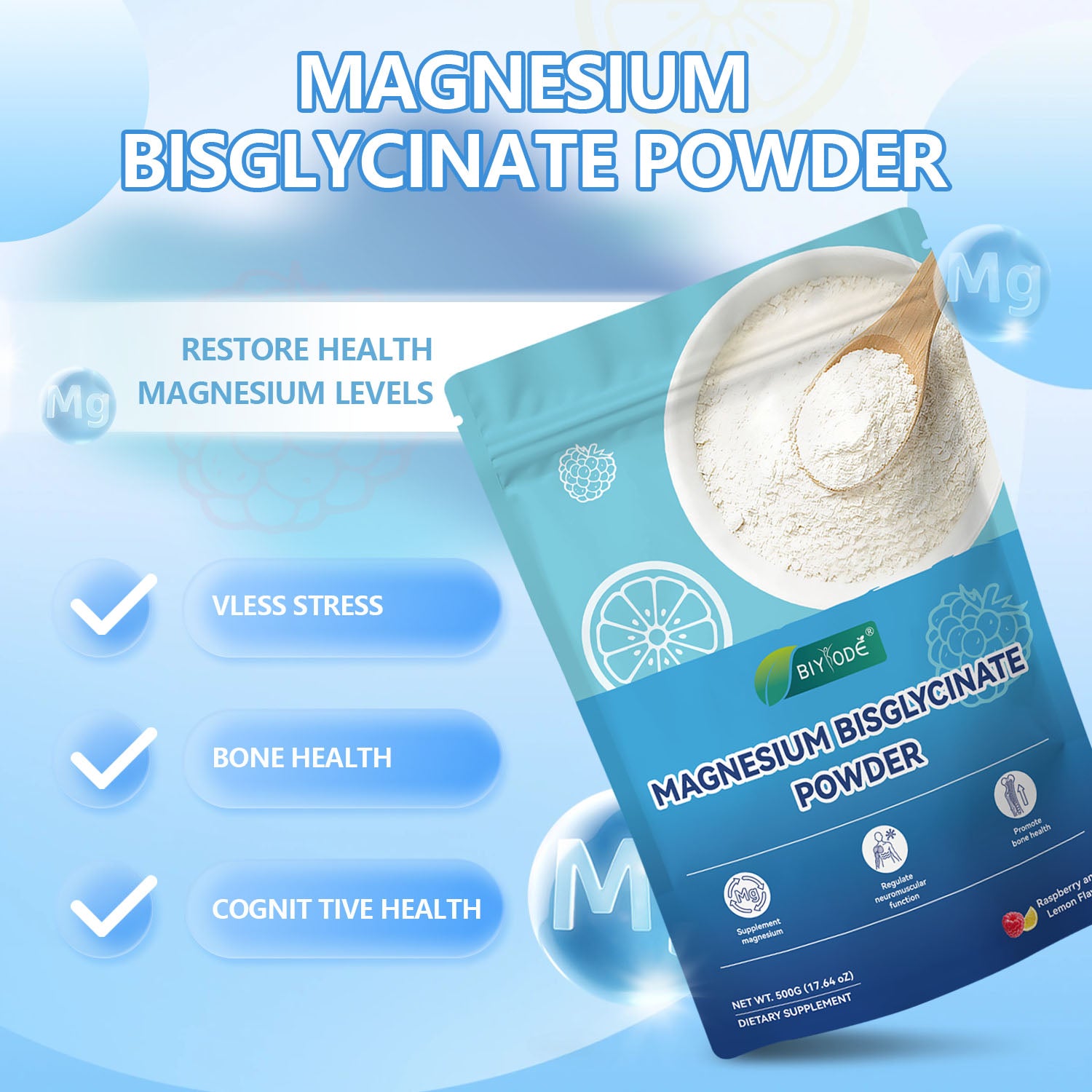 BIYODE – Magnesium Bisglycinate Powder