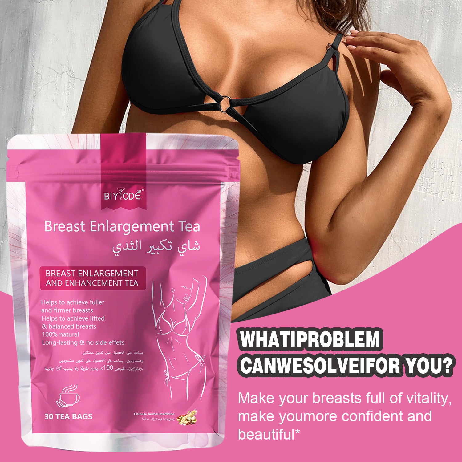 BIYODE Natural Breast Enhancement Tea