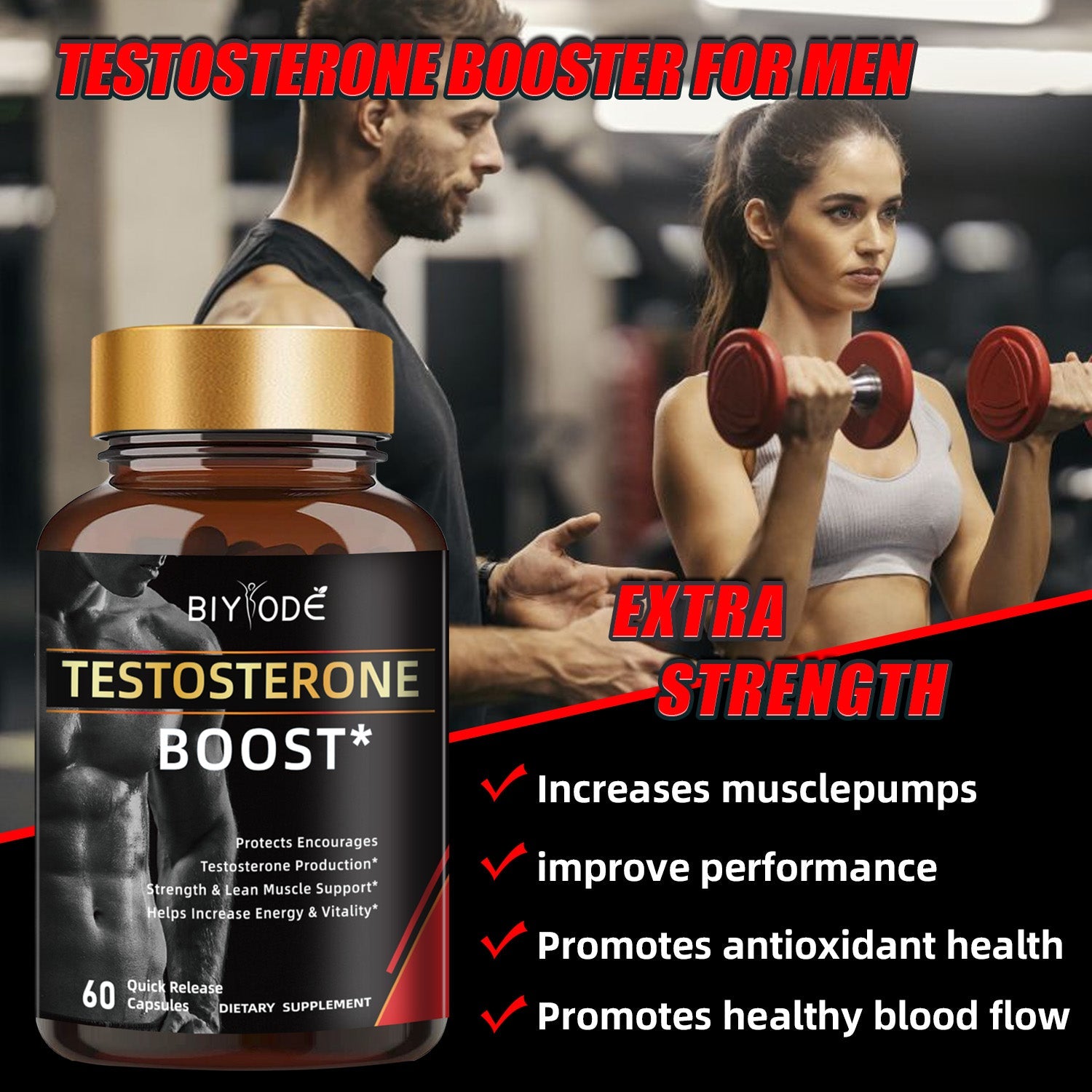 BIYODE Testosterone Boost