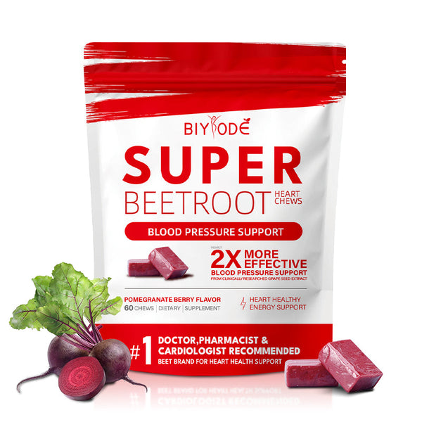 BIYODE Super Beetroot Heart Chews