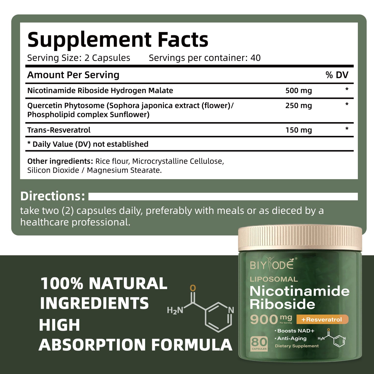 BIYODE - NAD+ Supplement