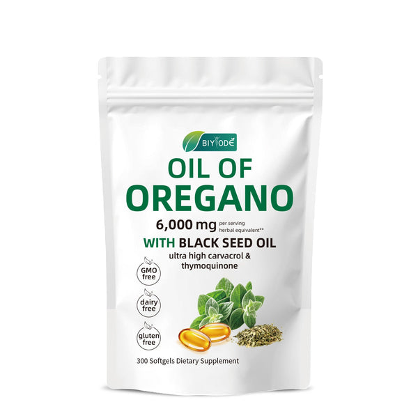 BIYODE Oil of Oregano with Black Seed Oil