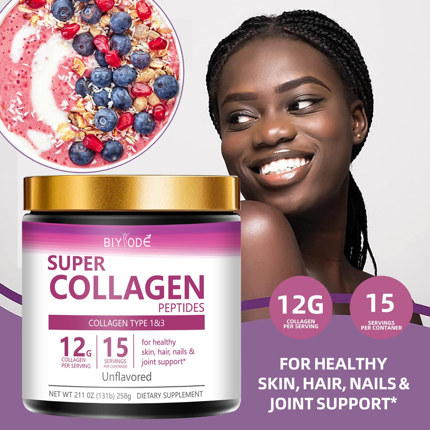 BIYODE Super Collagen Peptides