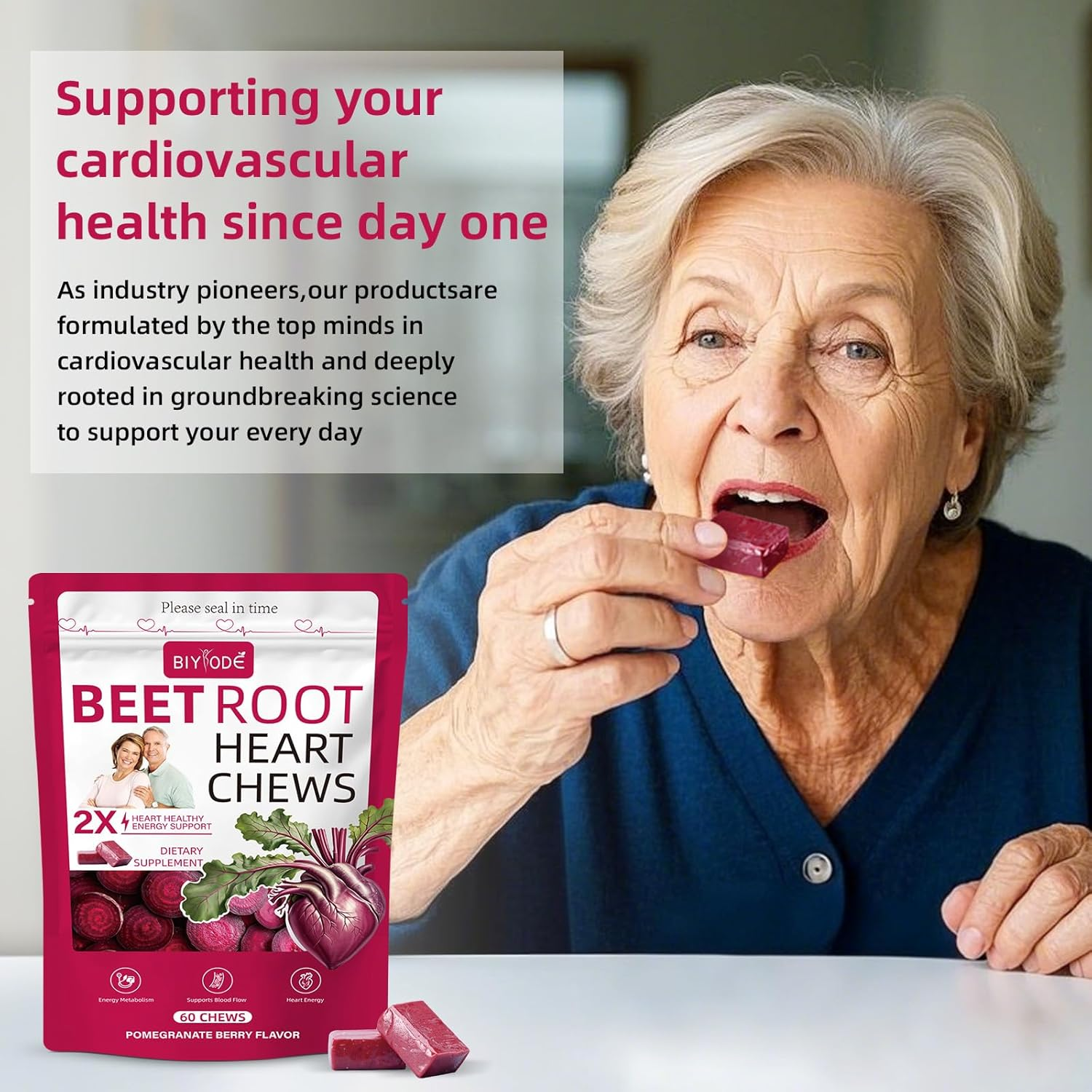 BIYODE Beetroot Gummy Candy