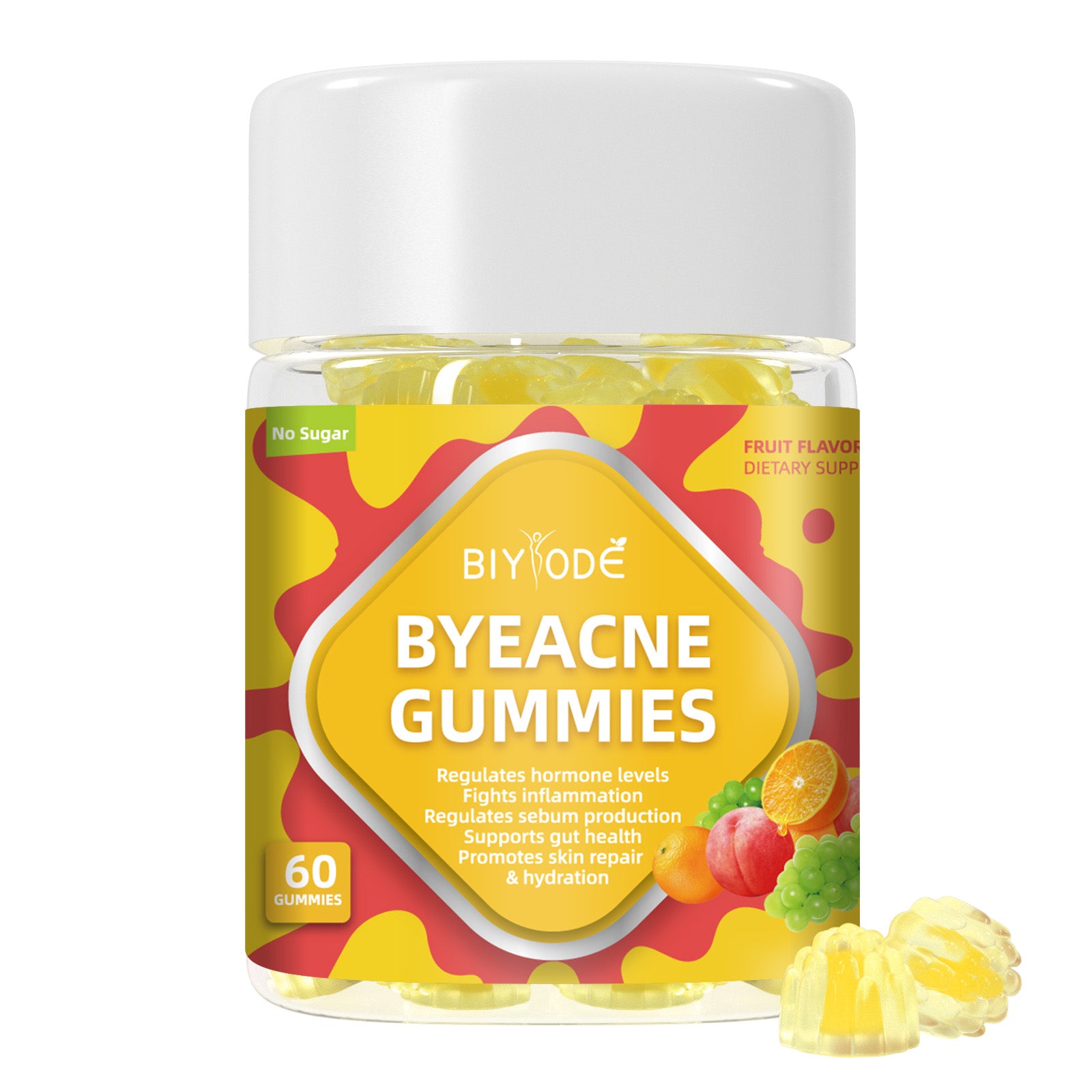 BIYODE Acne-Removing Soft Candy 60 Soft Candies