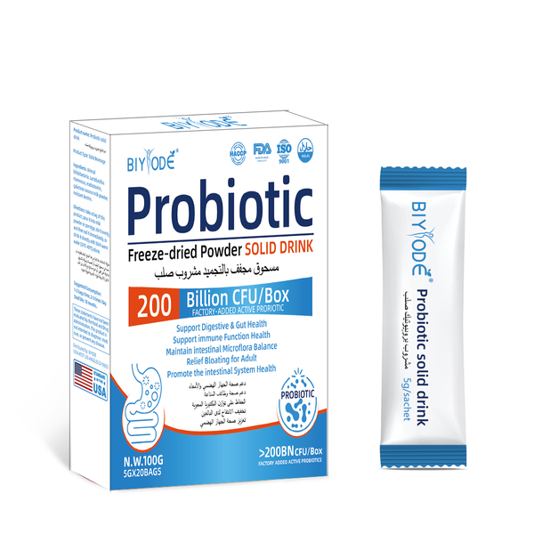 BIYODE Probiotic Freeze-dried Powder Solid Drink