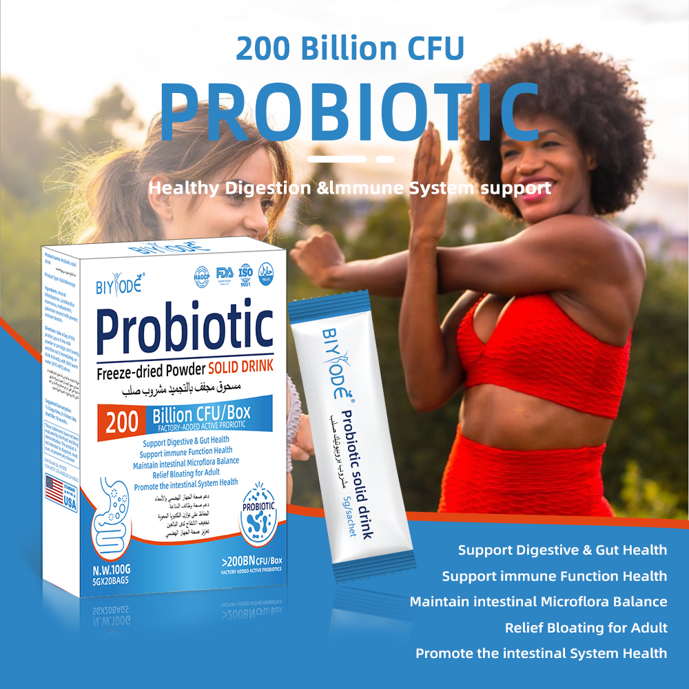 BIYODE Probiotic Freeze-dried Powder Solid Drink