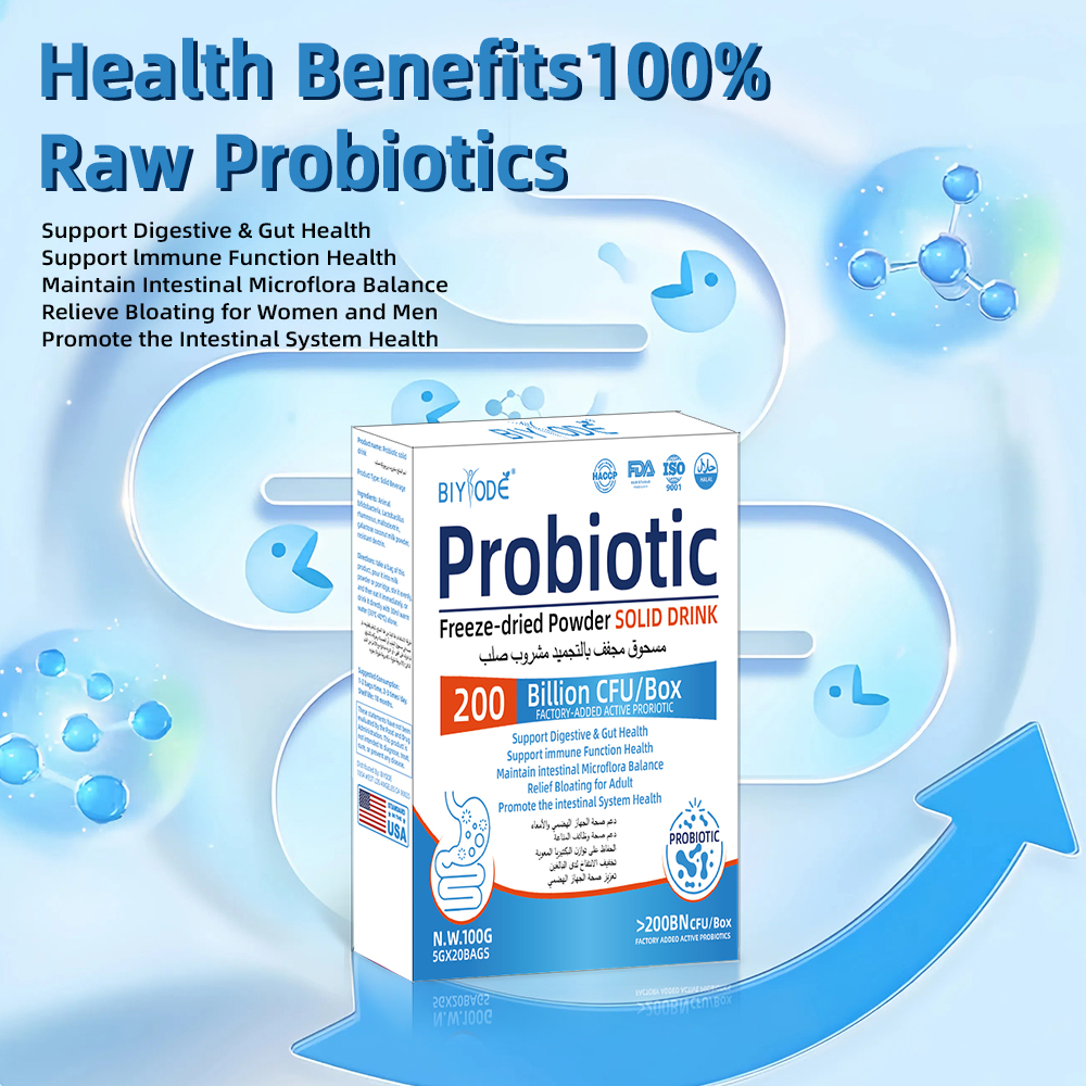 BIYODE Probiotic Freeze-dried Powder Solid Drink