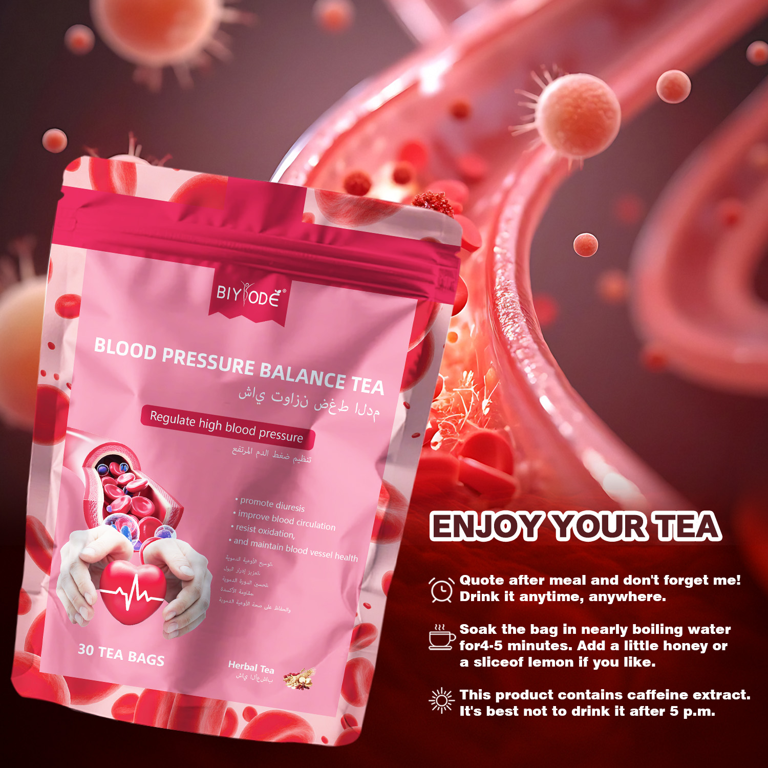 BIYODE Blood Pressure Balance Tea