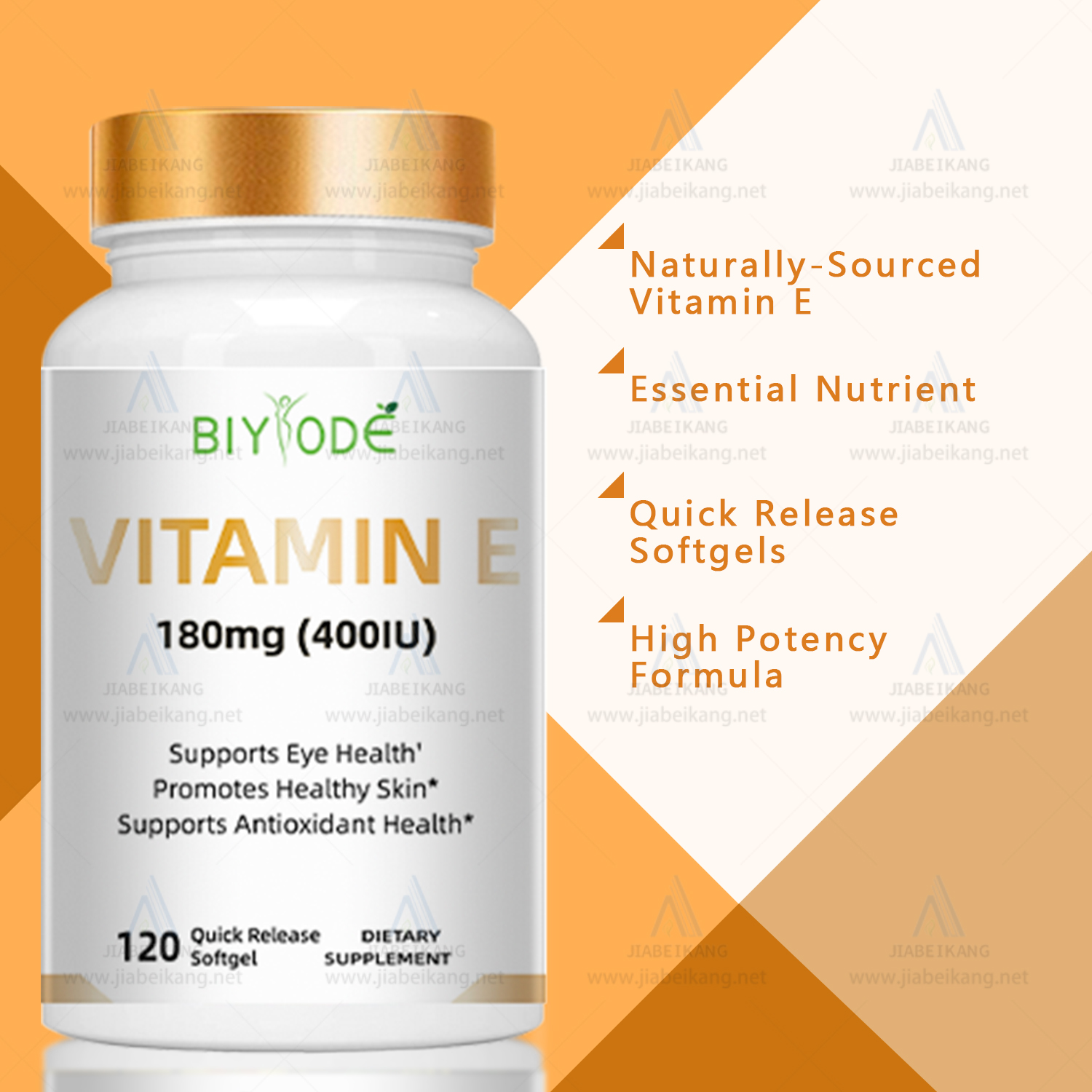 BIYODE Vitamin E 180mg (400IU)