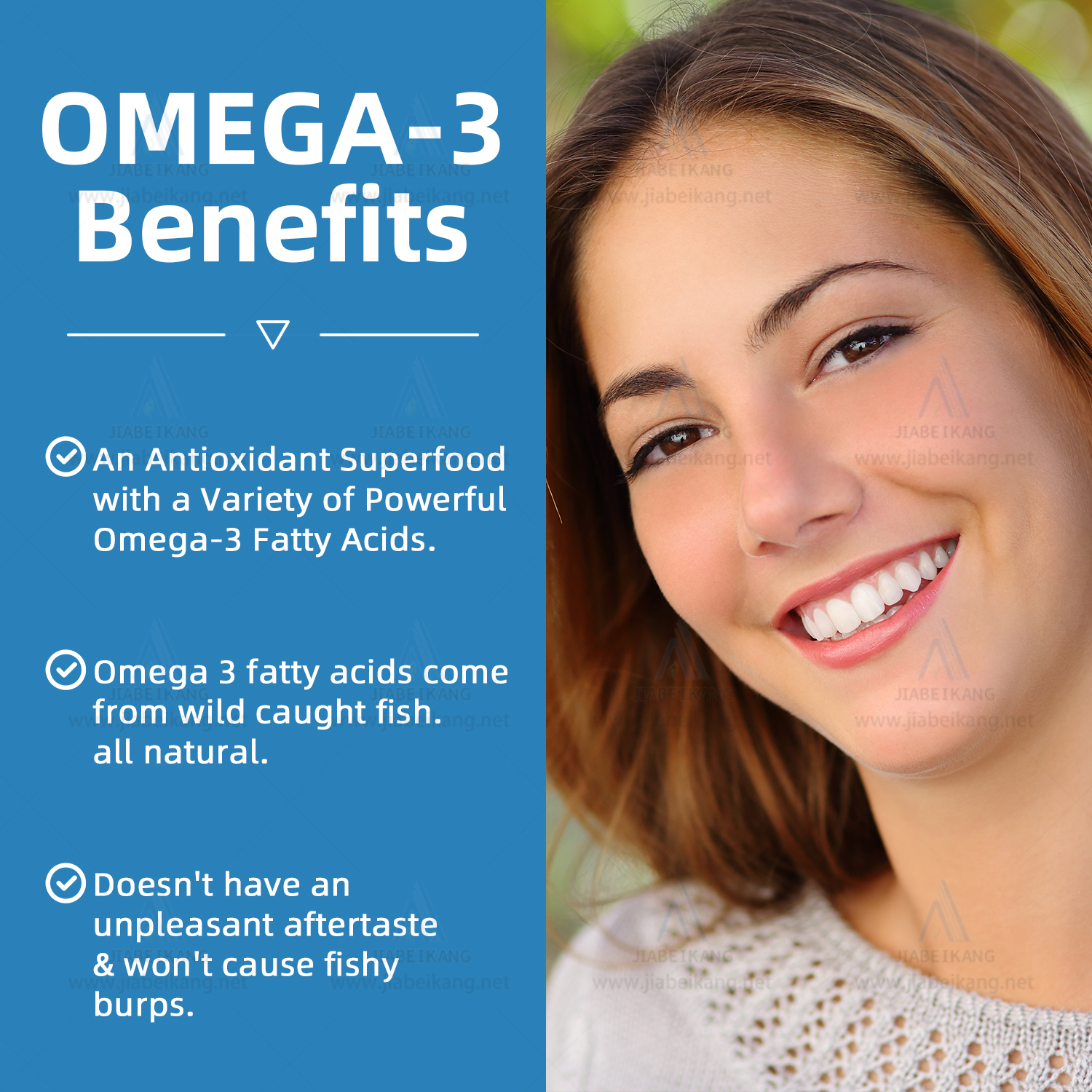 BIYODE Omega-3 Fish Oil 1250mg (1040mg Omega-3)