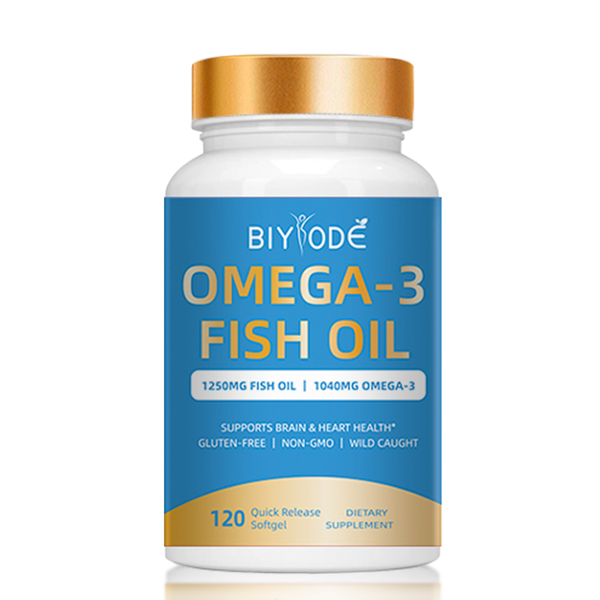 BIYODE Omega-3 Fish Oil 1250mg (1040mg Omega-3)