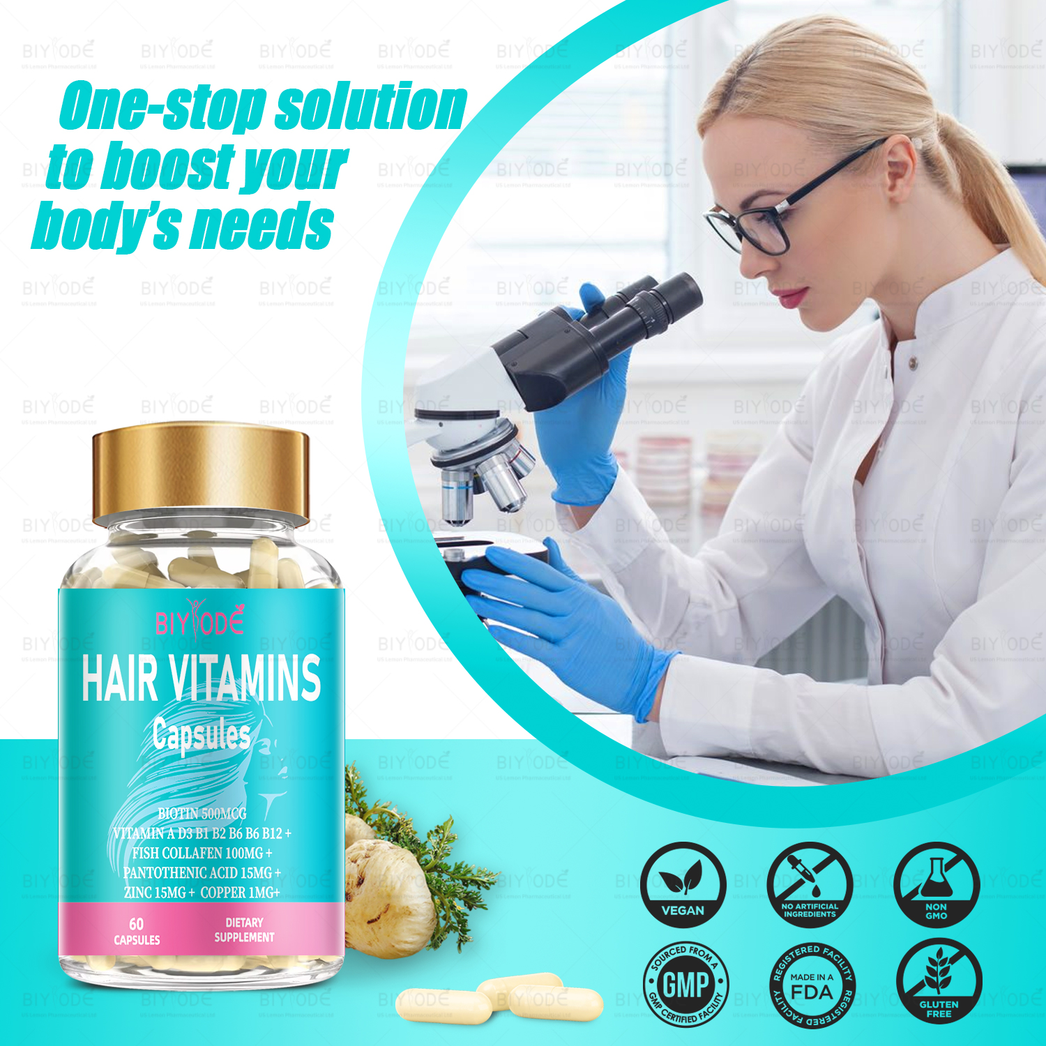 BIYODE Hair Vitamins Capsules