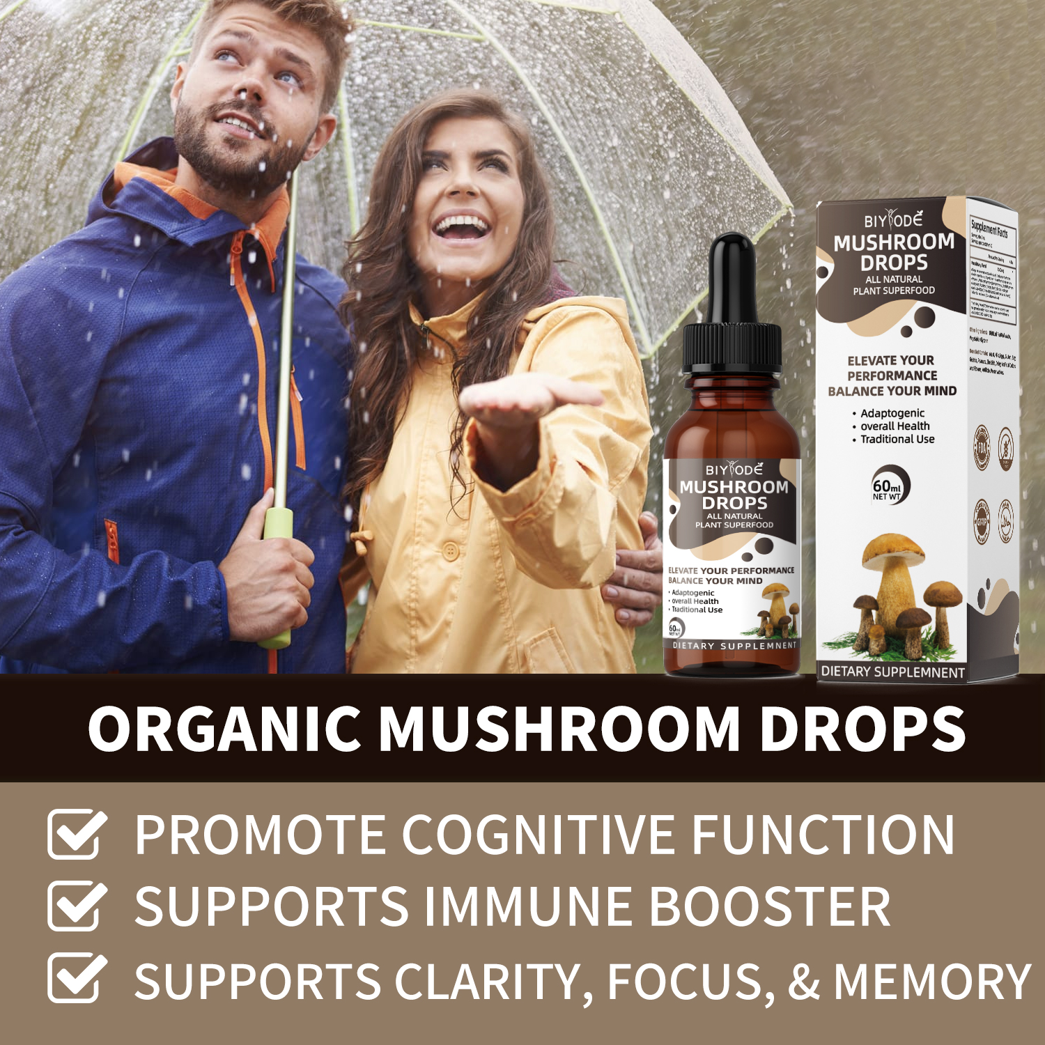 BIYODE Mushroom Drops