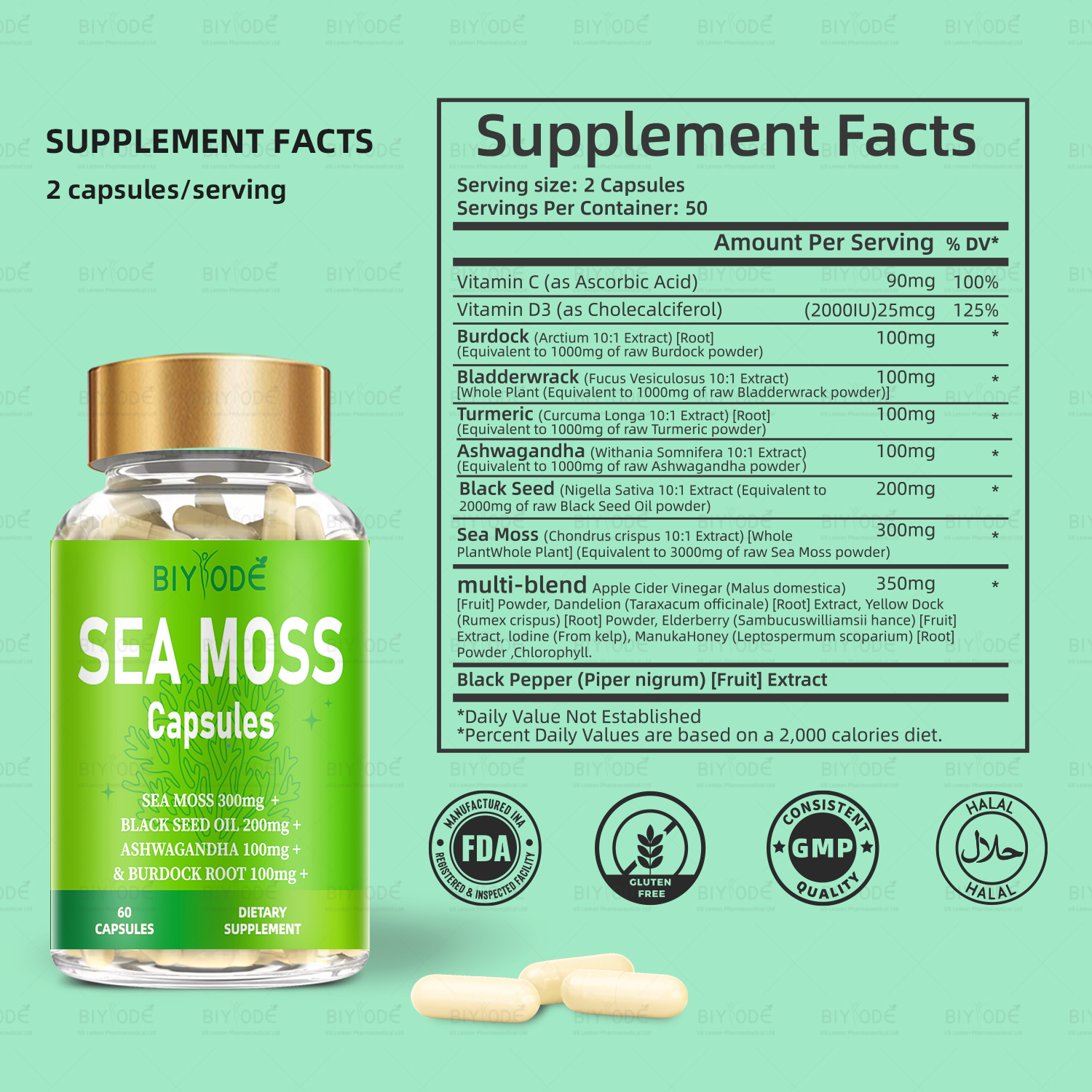BIYODE SEA MOSS Capsules