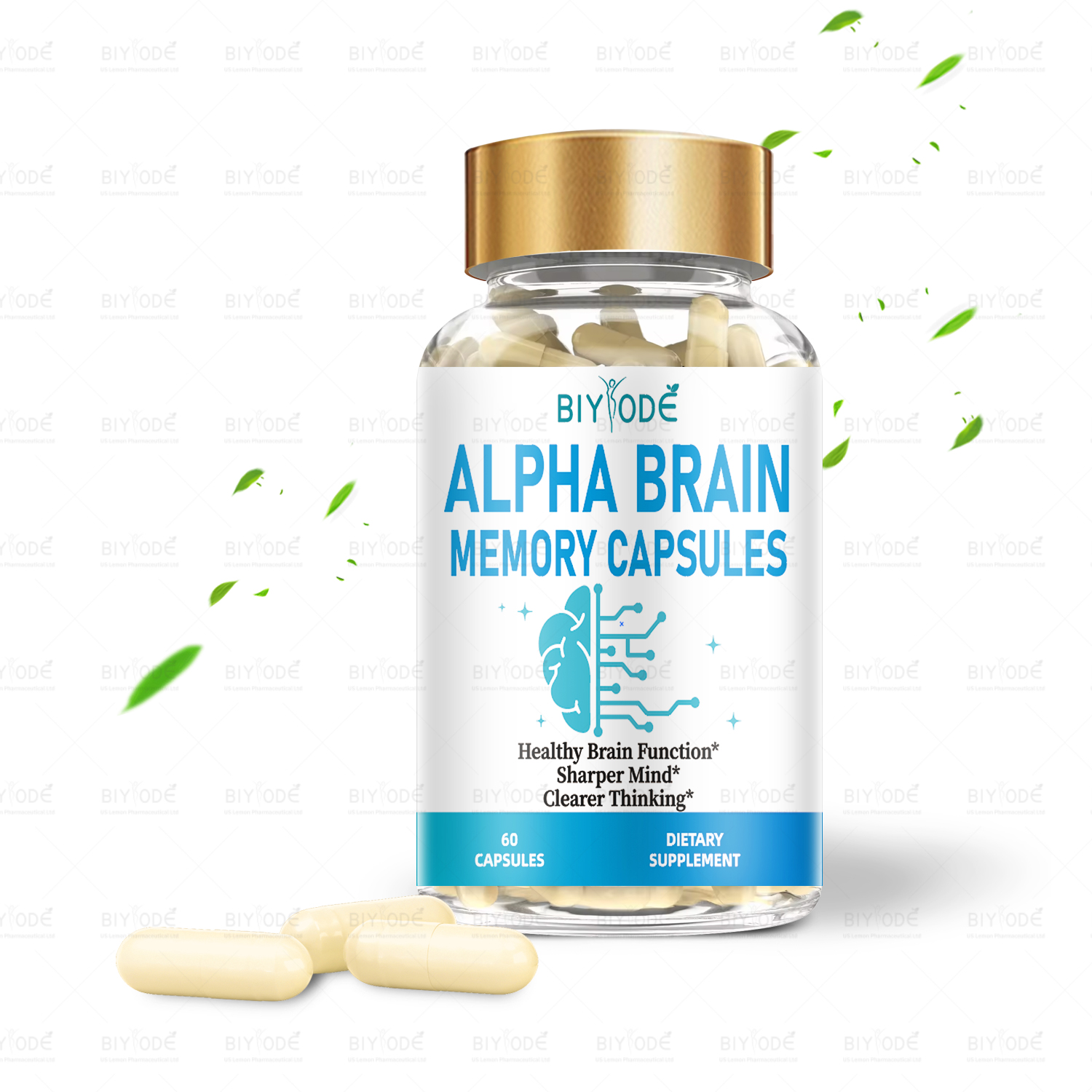 BIYODE Alpha Brain Memory Capsules