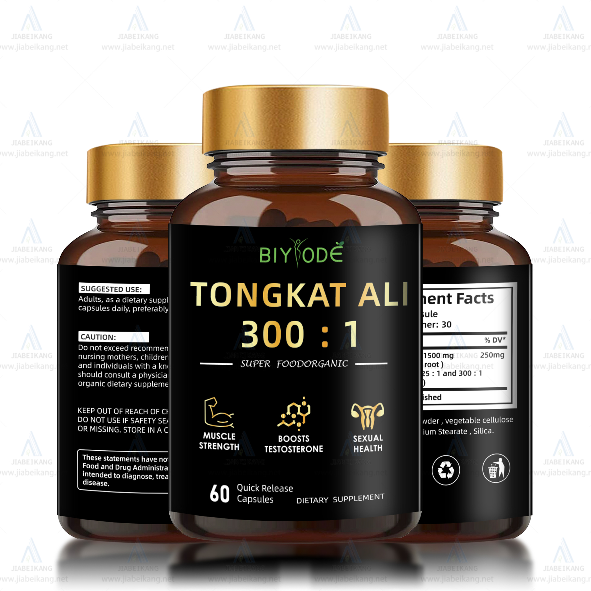 BIYODE Tongkat Ali 300:1 Capsules