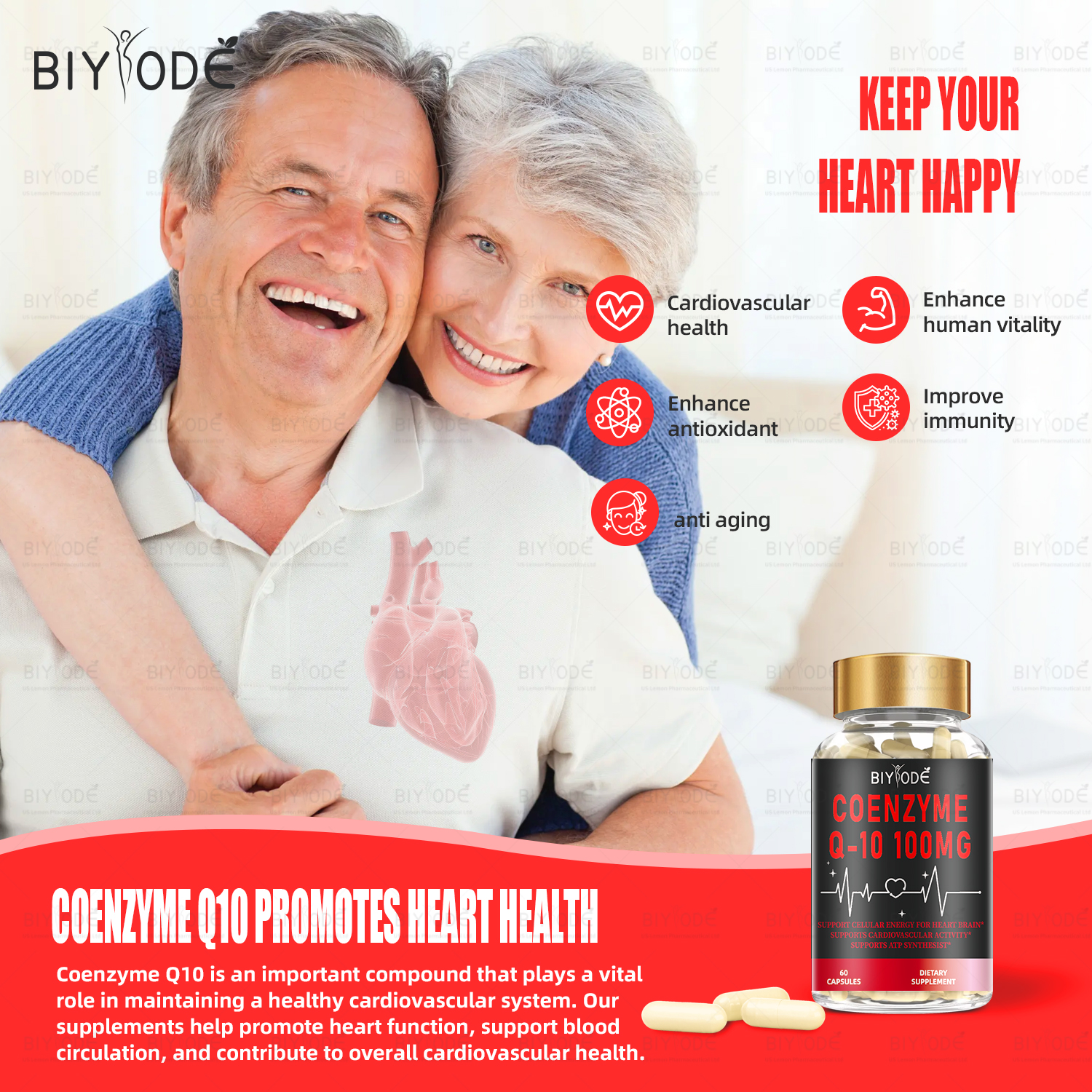 BIYODE Coenzyme Q-10 100mg