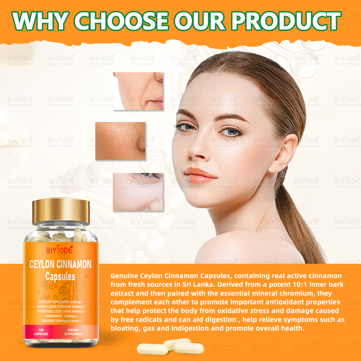 BIYODE Ceylon Cinnamon Capsules