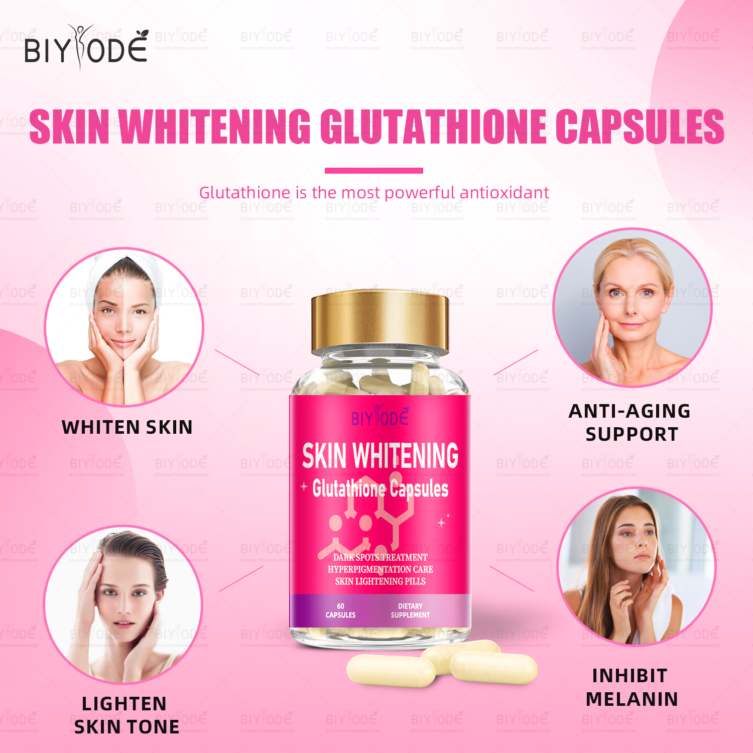 BIYODE Whitening + Glutathione Capsules