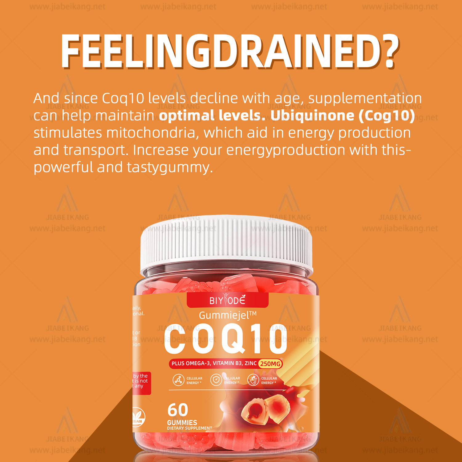 BIYODE COQ10 Gummies (250mg)
