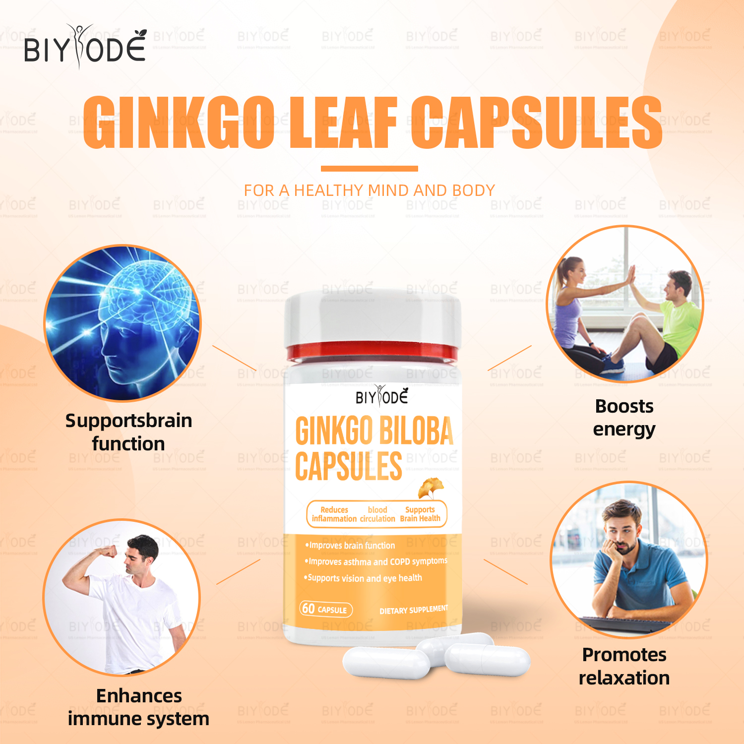 BIYODE Ginkgo Biloba Capsules