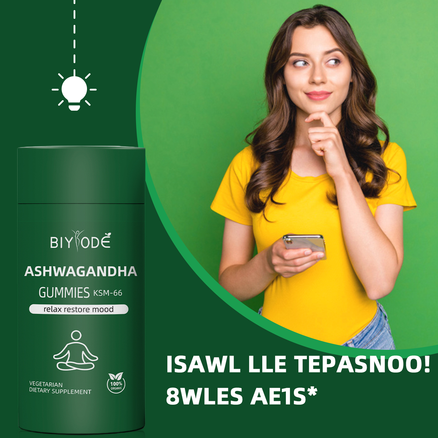 BIYODE Ashwagandha Gummies (KSM-66)