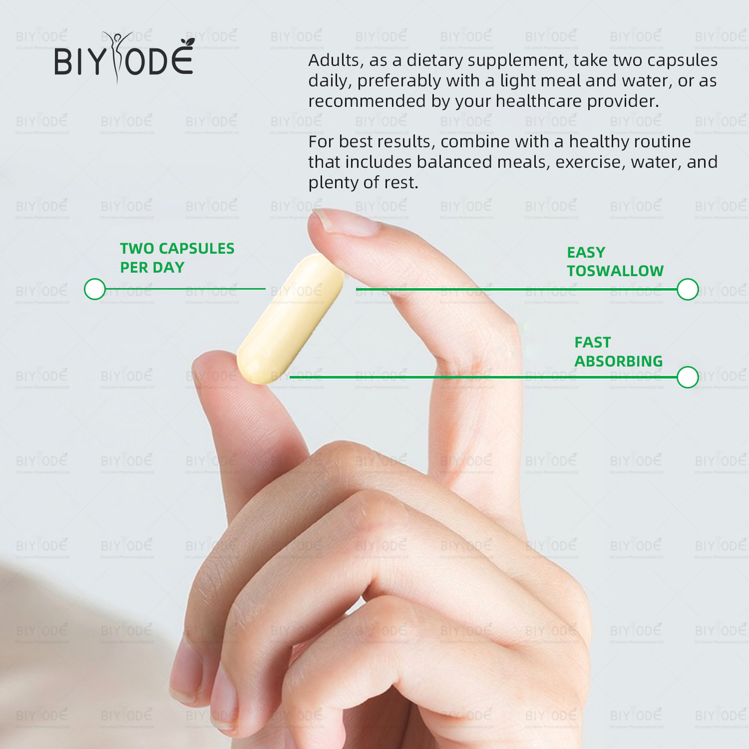 BIYODE Psyllium Husk Capsules