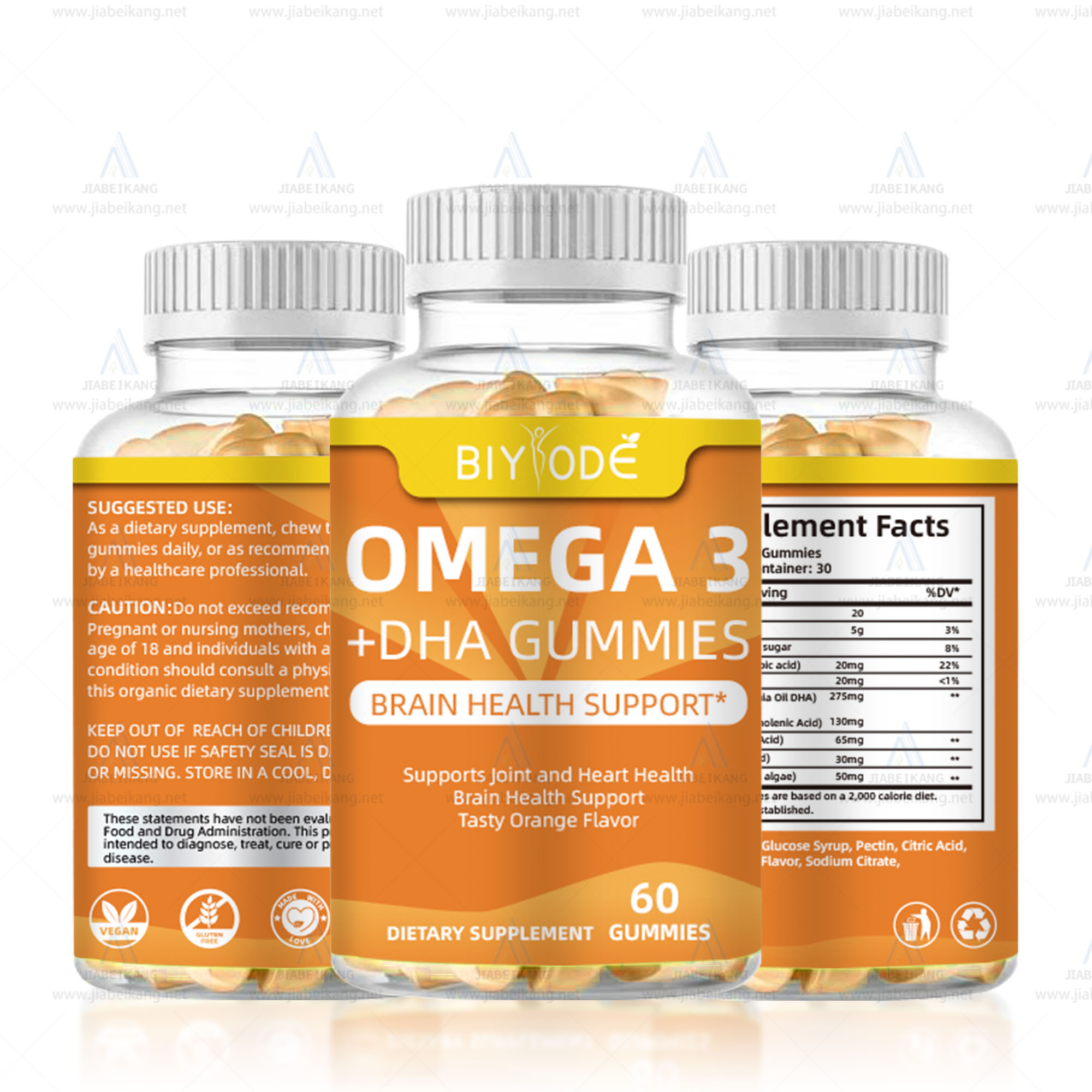 BIYODE Omega 3 + DHA Gummies