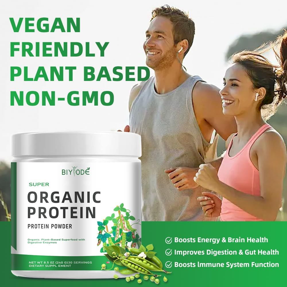 BIYODE Organic Pea Protein Powder 240g