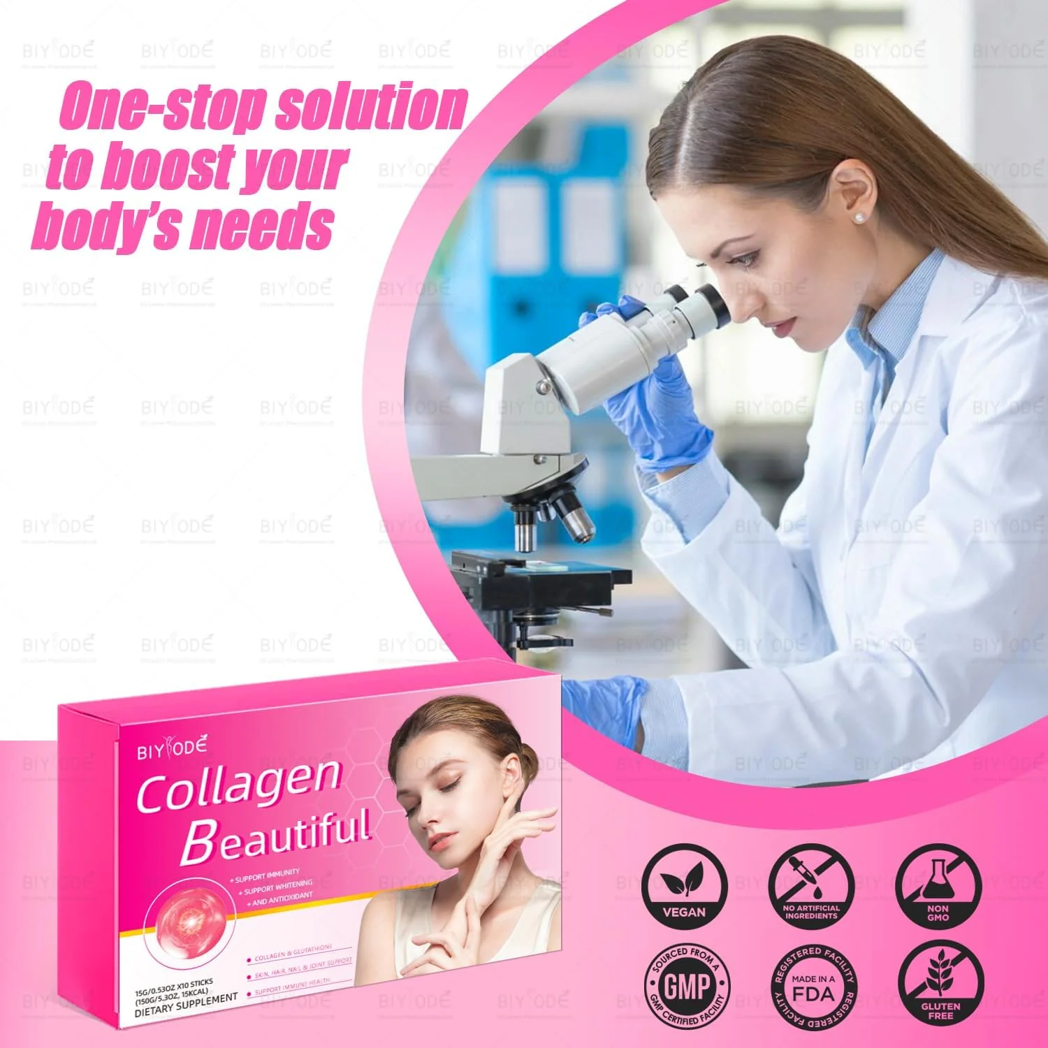 BIYODE Collagen Beauty Jelly, 10 Packets