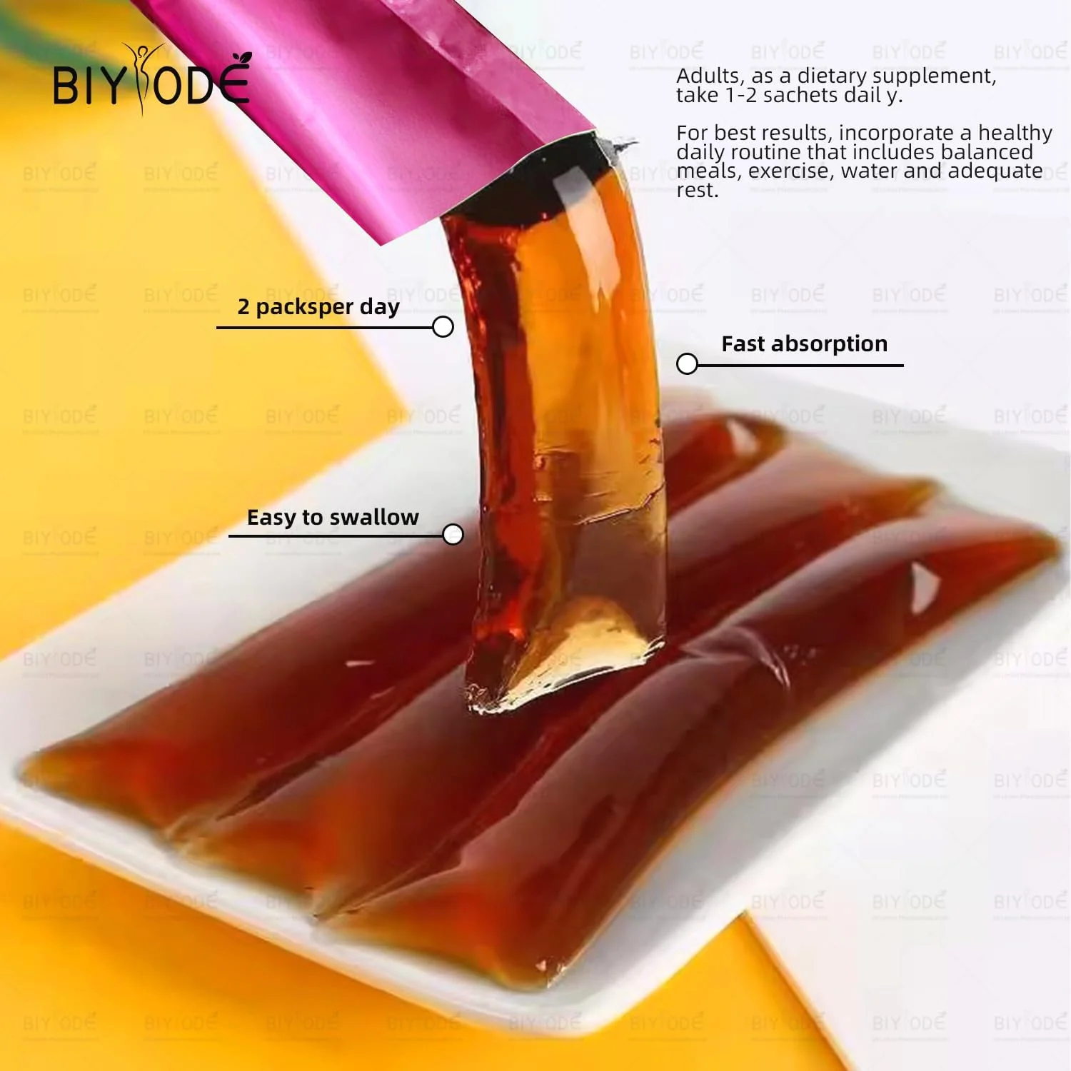 BIYODE Collagen Beauty Jelly, 10 Packets