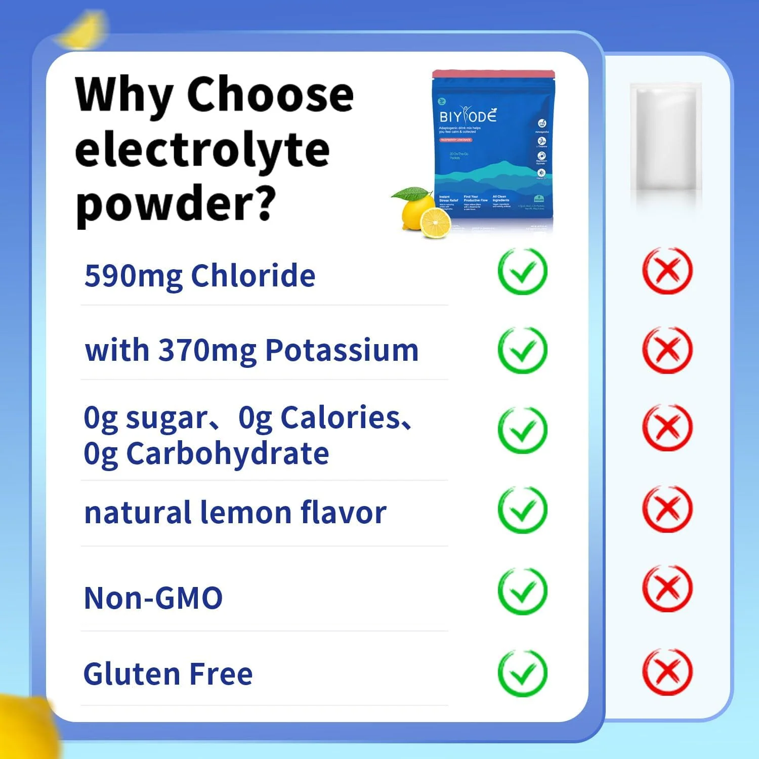 BIYODE vegan soothing drink.