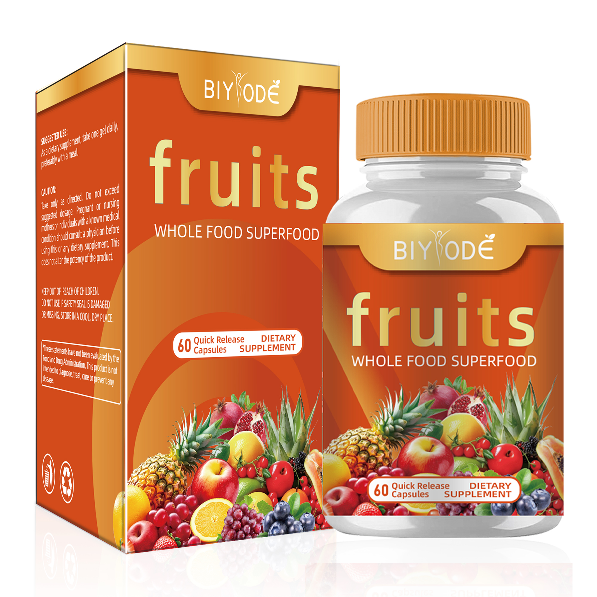 BIYODE Fruits Whole Food Superfood