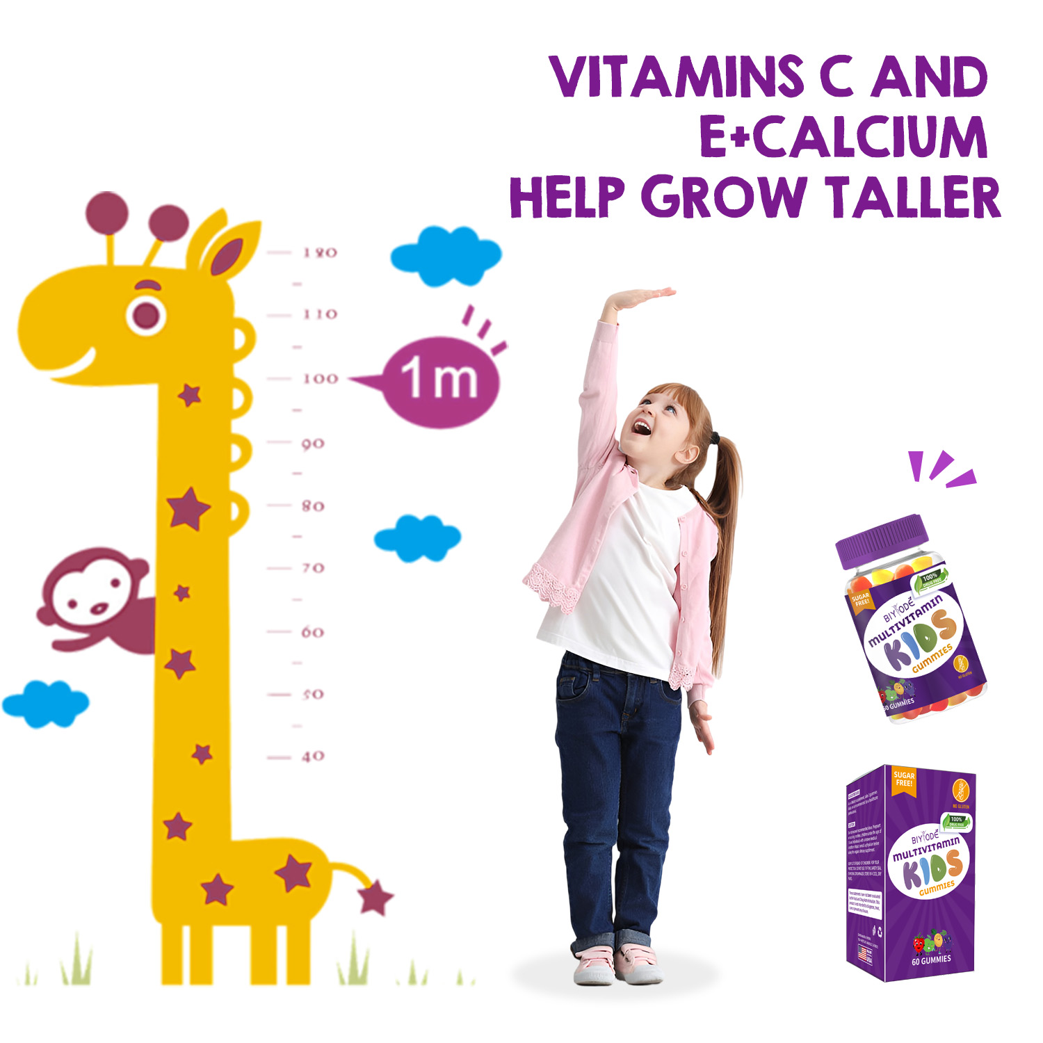 BIYODE Kids Multivitamin Gummies