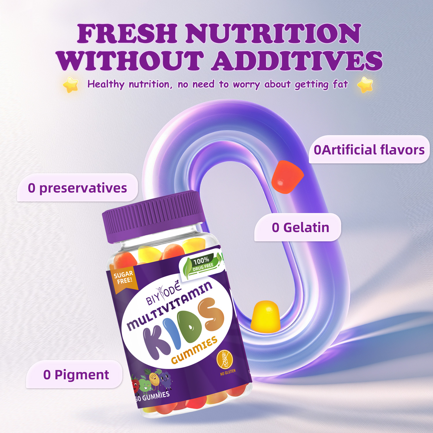 BIYODE Kids Multivitamin Gummies